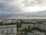 View of North Saltivka (Kharkiv) from a 16-storey building on Natalia Popovych Street. Photo credit: Tymur Soroka. May 2020.