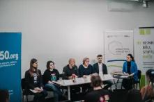 Фото спікерів та спікерок пресконференції