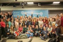 Спільне фото учасників та учасниць Veloforum 2019