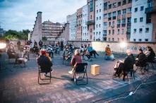 Публічна презентація книжки Йозефа Бойса у Києві, на даху Бойлерної на Подолі