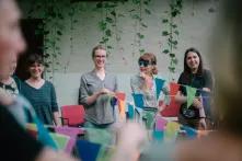 Participants take part in the discussion