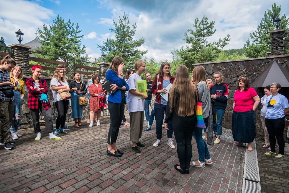 Participants of Femencamp 2019 outside