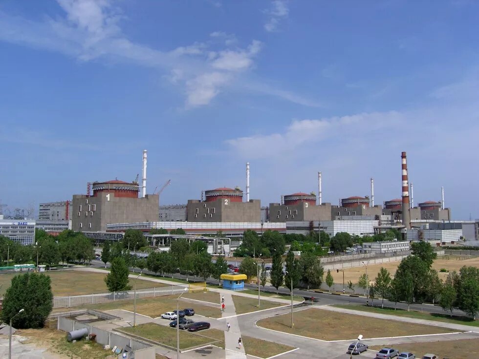 Image of six nuclear units at Zaporizhzhia NPP