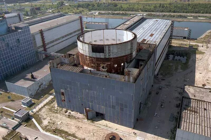 Construction site of Khmelnitskiy NPP third power unit