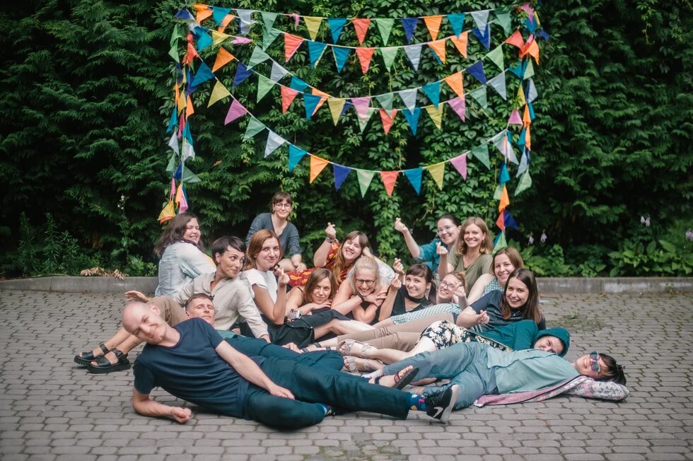 Group photo of participants and members of the Green Academy 2021