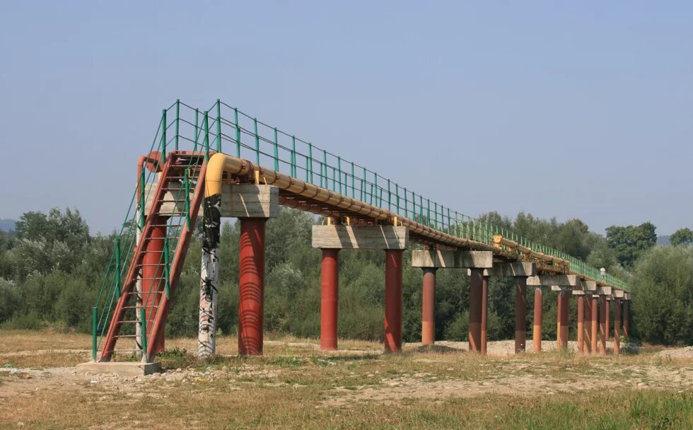 Oil pipeline "Druzhba" in the Skole district (Lviv region), Ukraine. Oil pipeline "Druzhba" in the Skole district (Lviv region), Ukraine.