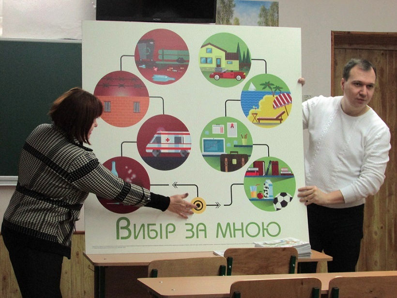 Презентація гендерночутливої наочності в одній із шкіл проекту Презентація гендерночутливої наочності в одній із шкіл проекту
